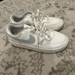 Nike White and Gray Athletic Shoes